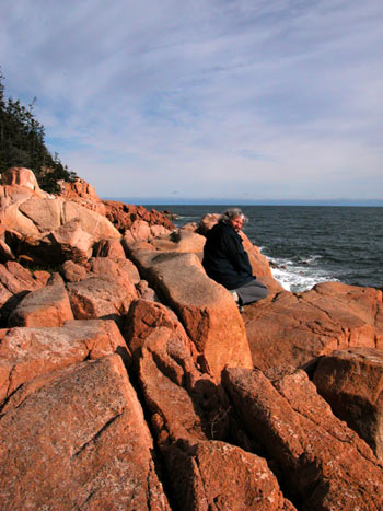 Jean On the Rocks -  Acadia NP