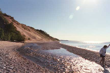 Beach on the East Side Of Pictured Rocks NLS