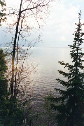 Shore view of Lake Superior